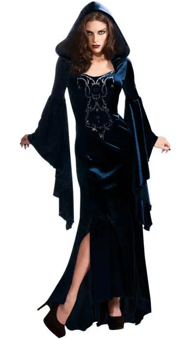 Magic Gothic Wizardress Womens Halloween Costume Casual Short Summer