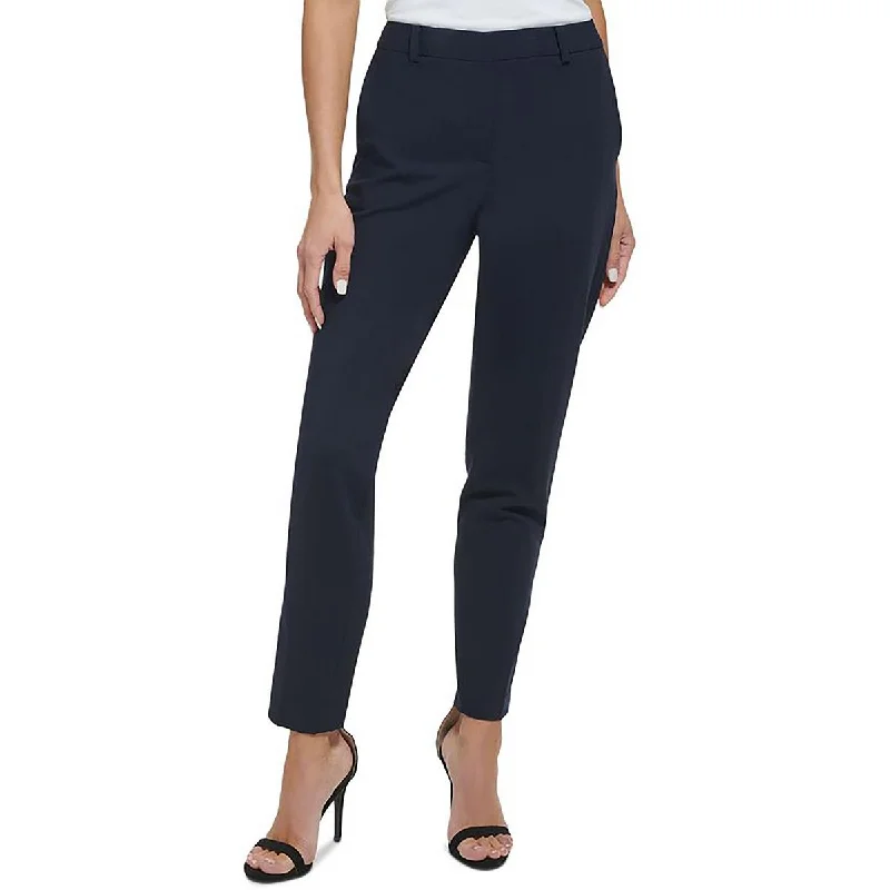 Womens High Rise Trouser Dress Pants Trousers Capri Summer