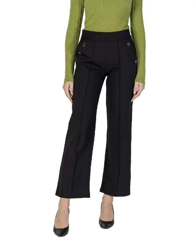 Street One Front and Back Pocket Trousers with Lycra and Polyester Blend Trousers Cargo pockets