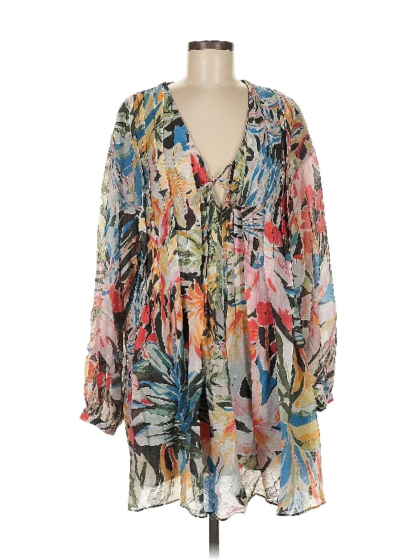 Casual Dress Tunics Plaid country