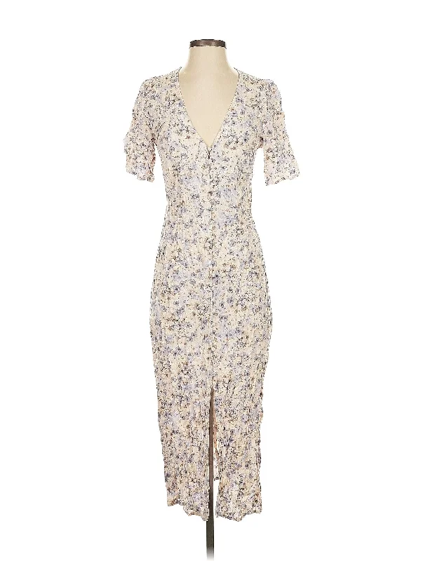 Cocktail Dress Square Neckline Feminine