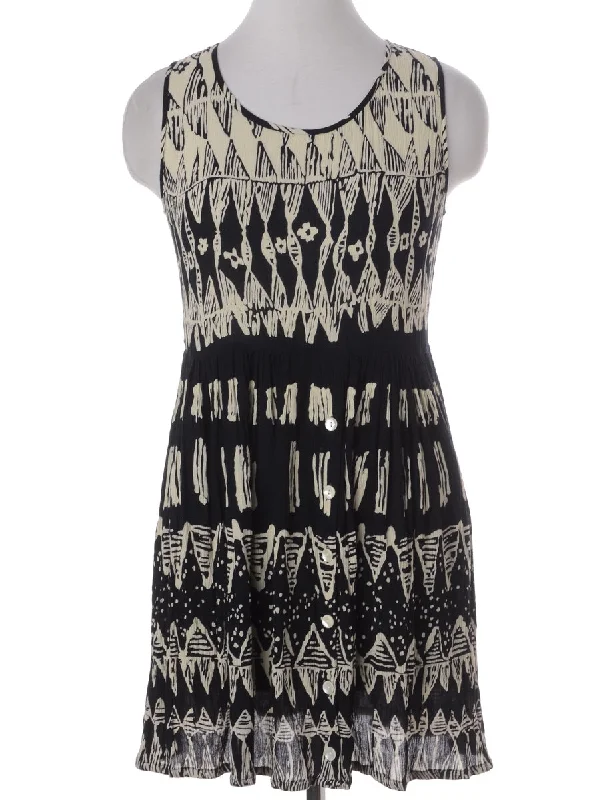 Label Abstract Short Dress Elegant Long Evening