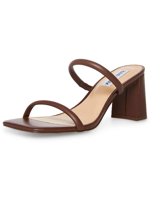 Lilah Womens Block Heel Dress Sandals Tunics Yoga stretchy