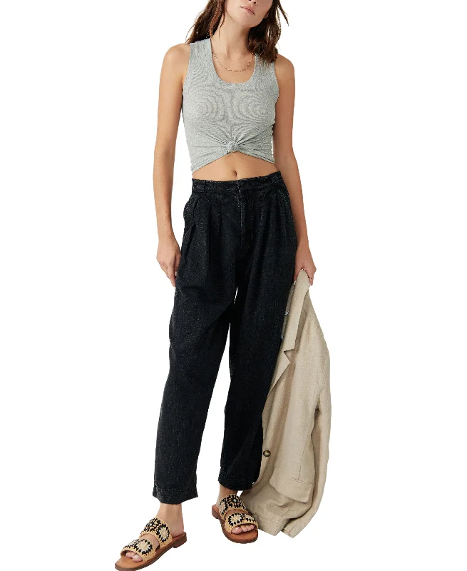 Lotta Love Linen Trouser | Black Trousers Bestseller Popular