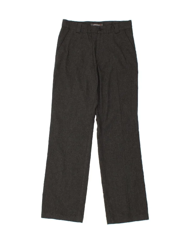 MISS SIXTY Womens Straight Suit Trousers W28 L31 Grey Polyester Trousers Cargo Utility