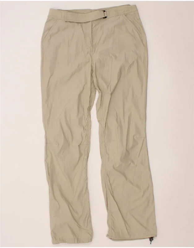 MOUNTAIN EQUIPMENT Womens Chino Trousers US 10 Large W32 L30 Beige Trousers Bridal Satin