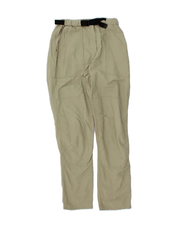 ROHAN Womens Hiking Waterproof Trousers Medium W30 L30 Beige Polyamide Trousers Denim Distressed