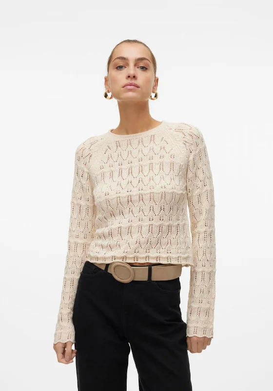 Vero Moda New Fabienne Knit Top, Birch Women's Knit Top