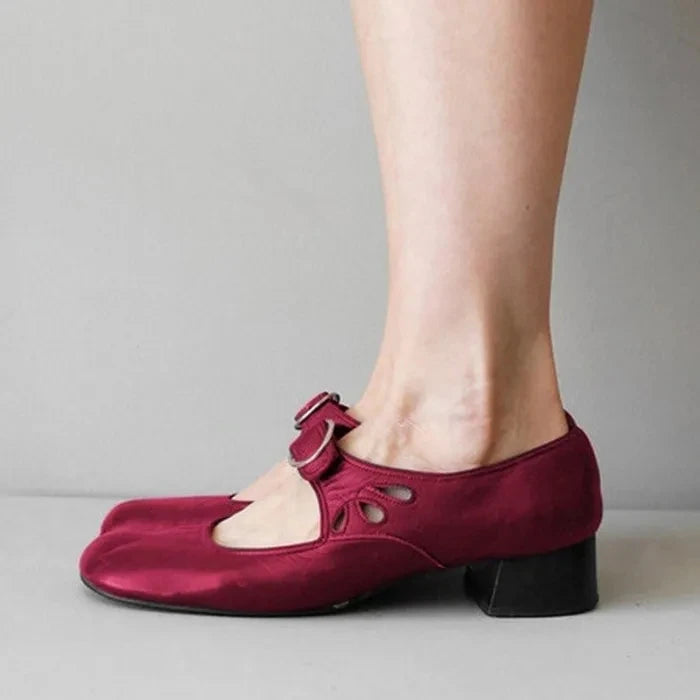 red sandals