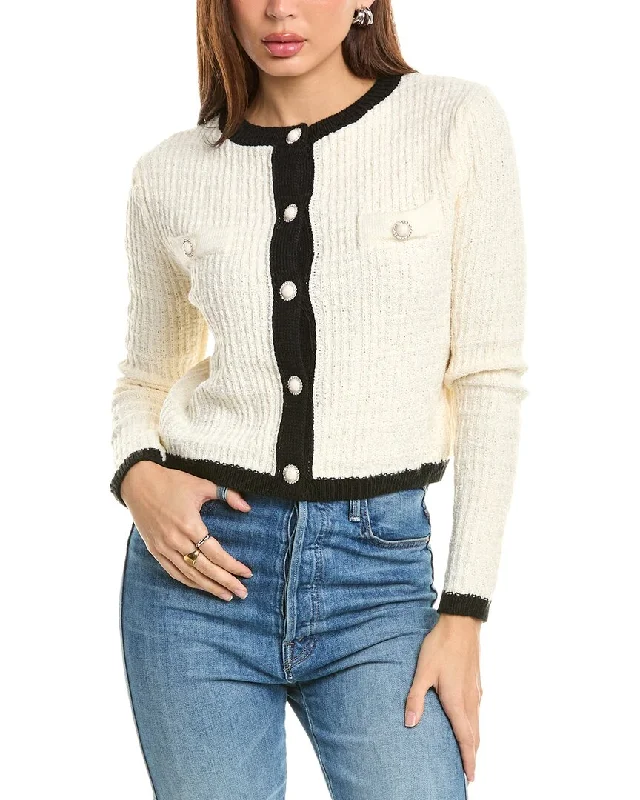 Lea & Viola Cardigan Crew Neck V-Neck Turtle Neck