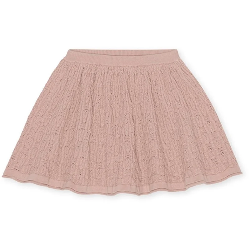 Konges Sløjd Bark Valkan Frill Skirt silk skirt smooth