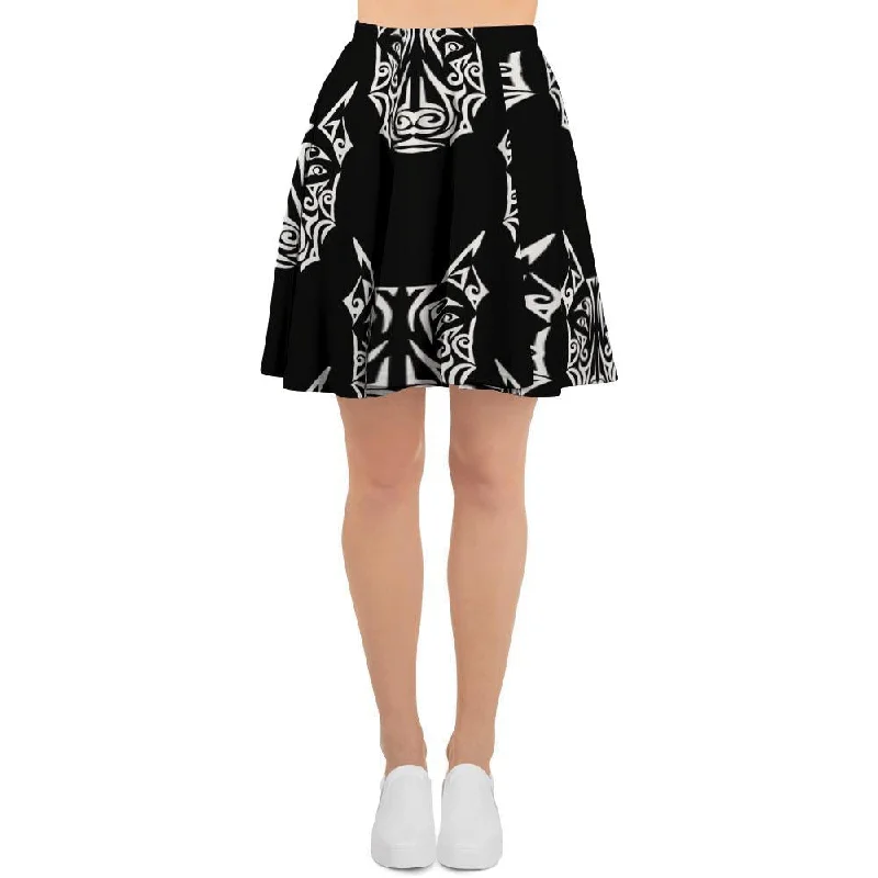 Maori Aztec Pitbull Women's Skirt lace skirt romantic