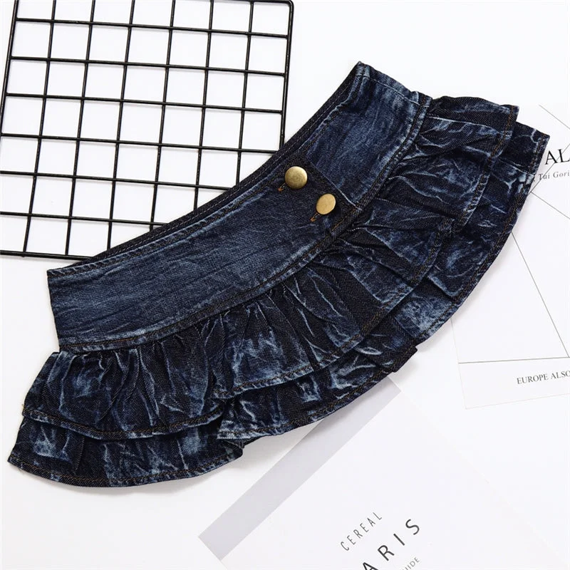 ultra short denim skirt  yv50345 chiffon skirt floaty