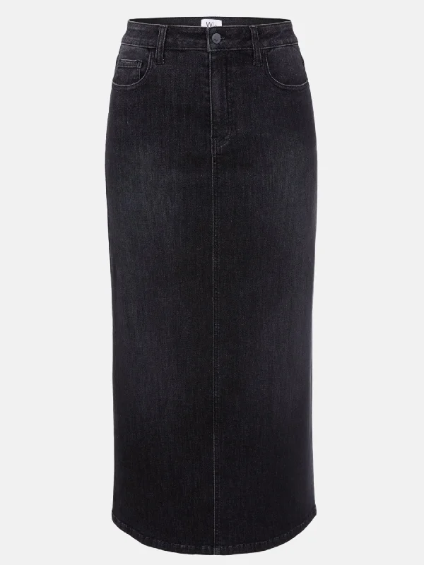 *Perfect Denim Pencil Skirt chiffon skirt airy