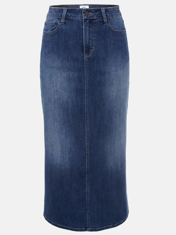 *Perfect Denim Pencil Skirt pencil skirt chic